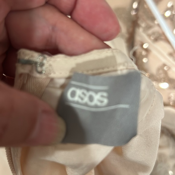 ASOS Floral Embellished Flutter
Sleeve Maxi Dress | - Picture 7 of 8